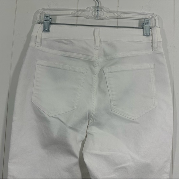 NWT Old Navy Jeans Womens Sz 4 White Super Skinny High Rise Denim Stretch - Picture 8 of 11
